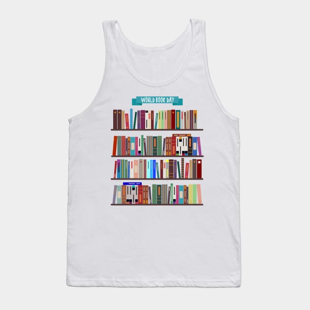 World Book Day Tank Top by Teequeque